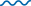 A blue wave with a white arrow pointing upward.